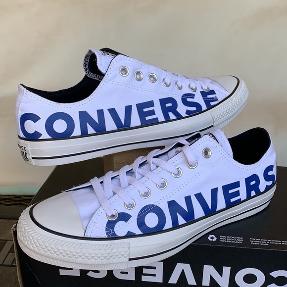 CONVERSE CTAS OX WHITE/BLUE/WHITE MEN’S - Picture 5 of 15